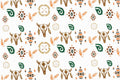 16 oz Western Aztec Cup Wrap